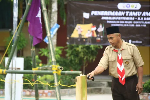 Sukses Digelar, Penerimaan Tamu Ambalan Jadi Titik Awal Transisi Pramuka Penegak