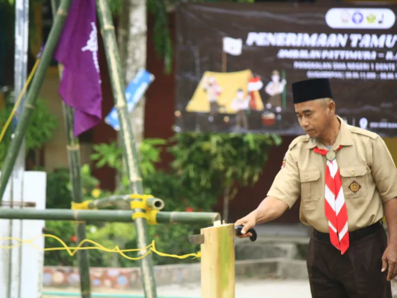 Sukses Digelar, Penerimaan Tamu Ambalan Jadi Titik Awal Transisi Pramuka Penegak